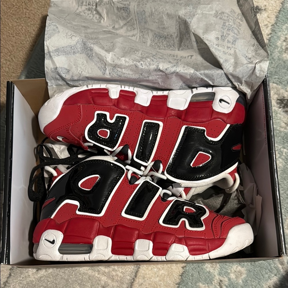 Nike Red and Black Air Sneakers